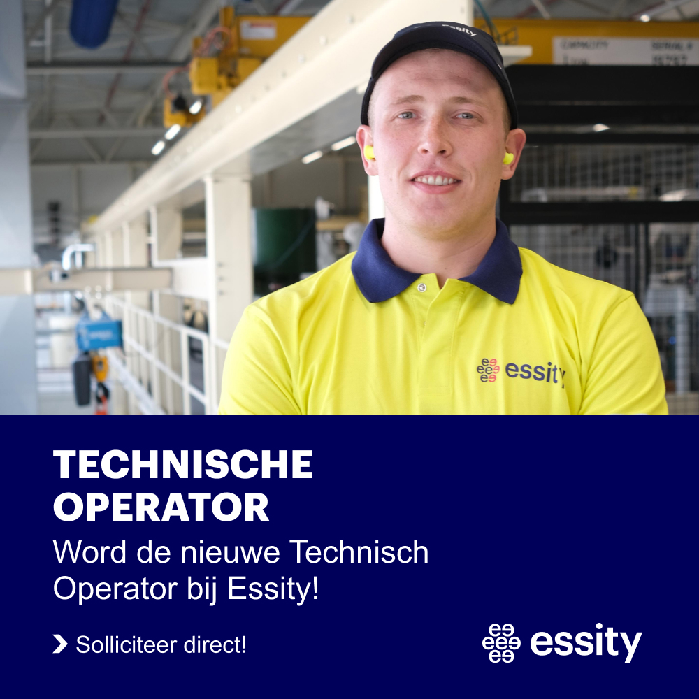 Vacature design Essity Technisch Operator